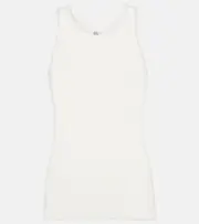 [Toteme] Toteme Bouclé-knit tank top AU 14 white