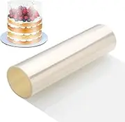 Zocipro Acetate Cake Collars, 30cm x 10m Thickened Acetate Sheets, Clear Transparent Acetate Roll for Baking Cakes, Chocolate Mousse Cake, Cake Decorating