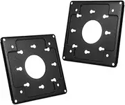 jojofuny Monitor Mount Plate 2pcs Steel Desk Wall Mount Computer Screen Holder Cable Management Sturdy