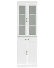 Crosley Furniture Stanton Glass Door Pantry