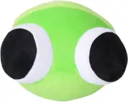 Sztxj Rainbow Friends Chapter 2 lookies, Rainbow Friends Cyan and Yellow Plush Toy, Cute Green Lookies Stuffed Animal Doll, Toys for Halloween Chri...