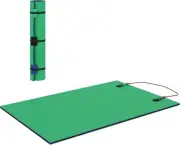 Soozier Lily Pad Floating Mat 3-Layer Tear-Resistant XPE Foam 9' x 6' Mat-Green