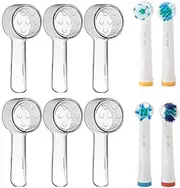 CuiCanfla 6 Pcs Electric Toothbrush Cover, Toothbrush Heads Cover Caps for Protecting, Case Contributes to Sanitary Health