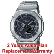 CASIO G-SHOCK CASIOAK FULL METAL GM-B2100 SOLAR MEN WATCH SILVER GM-B2100D-1A
