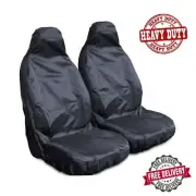 FOR PEUGEOT PARTNER VAN - 1+1 Heavy Duty Waterproof Car Van Seat Cover Black