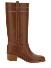 [Fay] Fay-Leather Boot-Donna 39