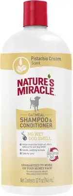 Nature’s Miracle Oatmeal Shampoo & Conditioner, 946ml, No Wet Dog Smell