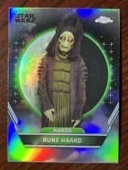 2024 Topps Chrome Star Wars Hyperspace Rune Haako Refractor #98