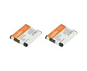 2x Jupio Li-Ion 3.6V 680mAh Rechargeable Battery For Canon NB-11L Digi Camera