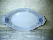 Vintage BIA Cordon Bleu Oval Baking Dish Heart Design 10" x 5 1/2" x 1 1/2"