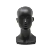 Female Head Mannequin Manikin Stand for Display Headphone, Hat, Wig ,13"H, Black