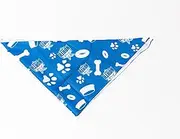North Melbourne Kangaroos AFL Pet Bandana, Official Supporter Gear for Dogs, Small