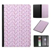 PASSPORT ITINERARY ORGANIZER|WATERCOLOR PURPLE SHAPE PATTERN
