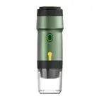 Green Portable Fully Automatic Espresso Coffee Machine - Universal 3-in-1 Capsul