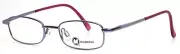 MODERN OPTICAL Whimsy Violet Girls Kids Rectangle Full Rim Eyeglasses 43-17-120