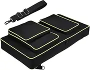 Yaowanguan DJ Controller Bag for Pioneer DJ DDJ-FLX10/DDJ-1000SRT/DDJ-1000, Black Travel Bag with Organiser