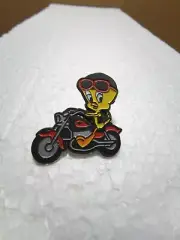 Vintage Tweety Pin, Motor Rider © Warner Bros Sedesma NEW 90's (Sylvester)
