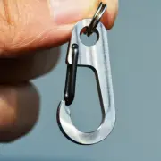 TITANER Titanium Keychain Carabiner Snap Hook Flashlight Hanging Buckle EDC Tool