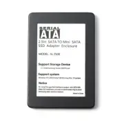 mSATA SSD to 2.5 inch SATA 3 Adapter Card with 7mm Aluminium Thickness Case