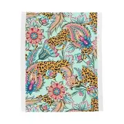 Cheetah Painting All Over Design Brand NEW Velveteen Plush Blanket