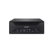 Shuttle XH610 XPC slim 3-liter, Intel(R) H610 chipset, supports Intel(R) 12th LGA1700 65W processors, delivers 4K UHD video content