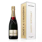 Moet & Chandon - Happy Birthday Metal Gift Box