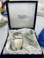 WALLACE Silverplate COMPUTER MOUSE W/ Gift Box & Mouse Pad