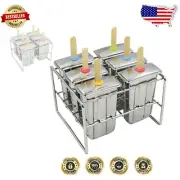 Versatile Stainless Steel Ice Pop Mold - Perfect for Homemade Treats & Parties