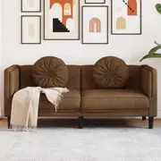 Sofa with Cushions Settee Couch with Wooden Frame Living Room Bedoom vidaXL