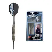 Target Darts Phil Taylor Power Silverlight 18G Brass Soft Tip Darts Set