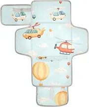 Reusable Portable Changing pad with Tissue Pocket Portable Diaper Changing pad Infant Travel Station Kit