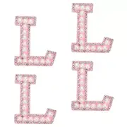 10Pack Iron on Letters Patch,4.5cm Self Adhesive Patches for DIY Clothing