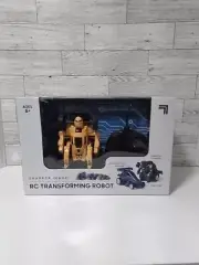 Sharper Image Transforming Yellow Remote Control Robot Racer Wireless NEW