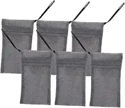 AUTSUPPL Multi-function Soap Foaming Pouch Household Soap Bags Soap Sleeves for Soap Bars Grey