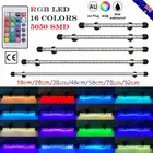 Fish Tank Aquarium Lights LED Waterproof Full Spectrum Aqua Lamp RGB 18-98CM OZ