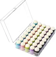 Lyaciomn 40 Pcs Finger Sponge Daubers Finger Painting Sponge Craft Drawing Sponge Dauber Set for Painting Art Ink Crafts Card