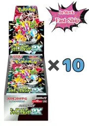 Pokemon TCG Shiny Treasure ex Japanese SV4a Booster Box w/shrink 10 box set