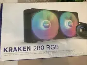 NZXT RL-KR280-B1 280 mm RGB Kraken CPU Liquid Cooler Black