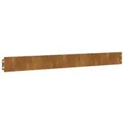 Lawn Edgings 10 Pcs 10X103 Cm Flexible Corten Steel Garden Edging & Borders