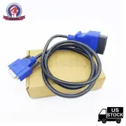 OBD 2 Cable(J1962 OBD2 16 Pin)Fits Nexiq USB 124032 Isuzu Hino Volvo Mack 493113