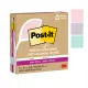 【3M】Post-it 利貼 狠黏 環保橫格便條紙 101x101mm（70張 /本）混色3本 /盒 675R-3SSNRP