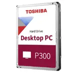 TOSHIBA P300 系列 3.5吋 桌上型 SATA3 內接式 1TB/2TB/4TB 硬碟
