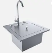 Sunstone Texan Series 15 in. Stainless Steel Drop in Bar Sink NEW IN BOX