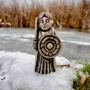 Handcrafted Valkyrie Figurine | Norse Mythology Warrior Maiden | Unique Gift