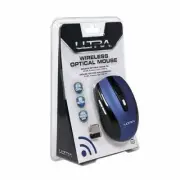 Ultra Wireless Optical Mouse 2.4GHz 6Button 800/1200/1600dpi Cordless Mini Blue