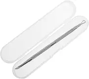 Generic 2-in-1 Nail Tool Set Stainless Steel Cuticle Pusher under Nail Cleaner Gel Remover for Manicure Pedicure Care