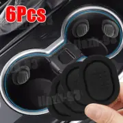 Car Cup Holder Insert Shock-Absorbing Cup Stoppers Water Cup Limiter Parts Black (for: Honda Civic)