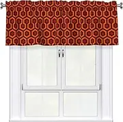 DEXNEL Shining Overlook Home Curtain Valance Window Treatment For Living Room, 54 X 18 Inch