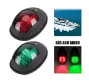 2x LED Navigation Lights Nav Lamp Side Mount Port Starboard Marine Yacht Boat