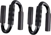 Oshhni 2 Pieces Push up Bar Foam Grips Non Slip Handstand Push up Handles Pushup Racks for Indoor Outdoor Gym Muscle Training